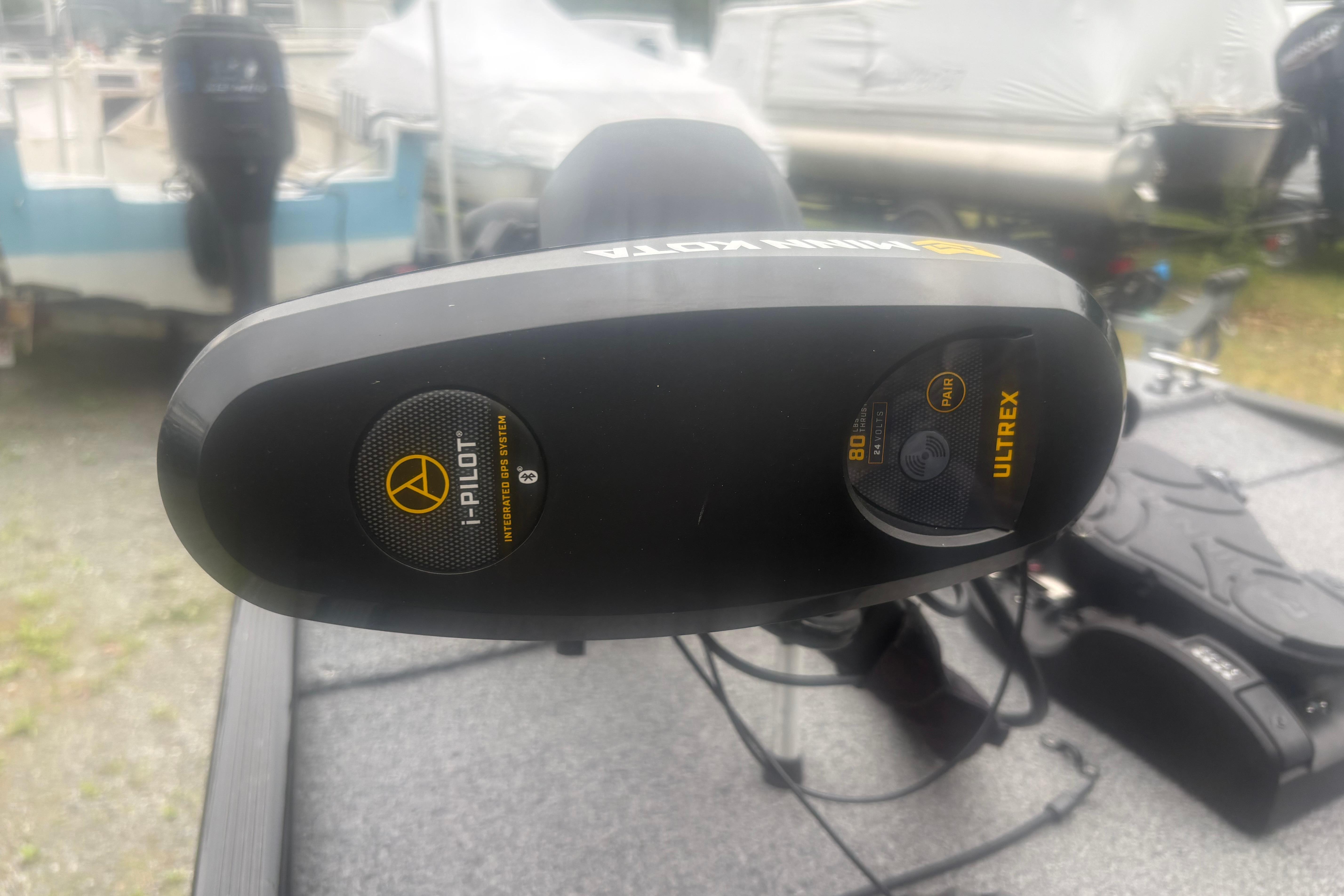 Minn Kota Ultrex trolling motor on 2020 Bass Tracker III Classic boat.