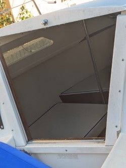 Interior of a 2002 Catalina Capri yacht.