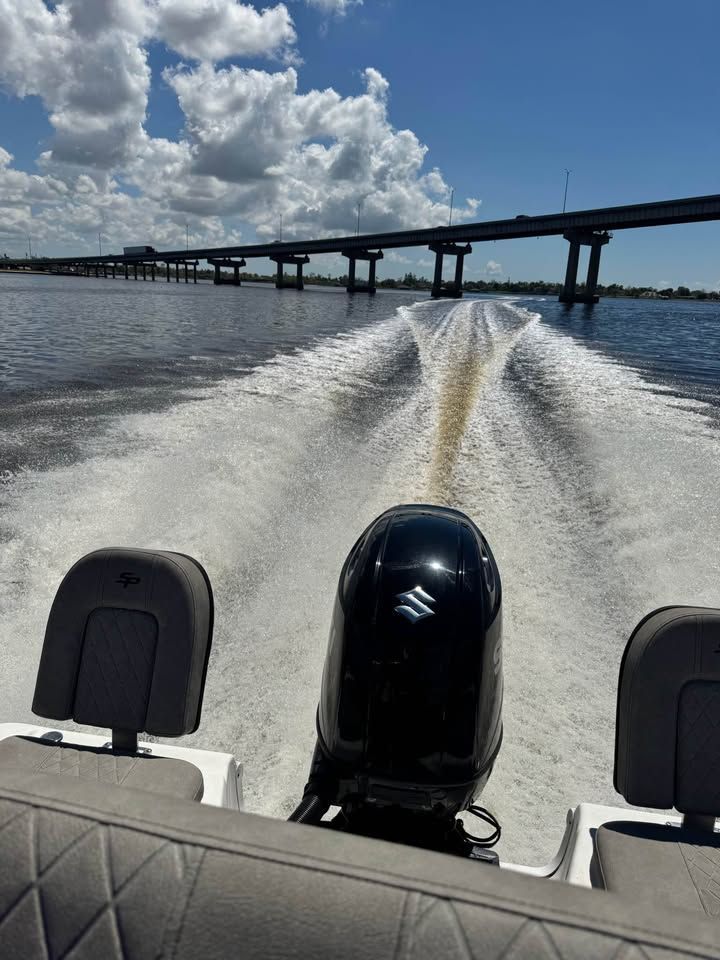 Sea Pro 199 Center Console boat on water, 2022 model.