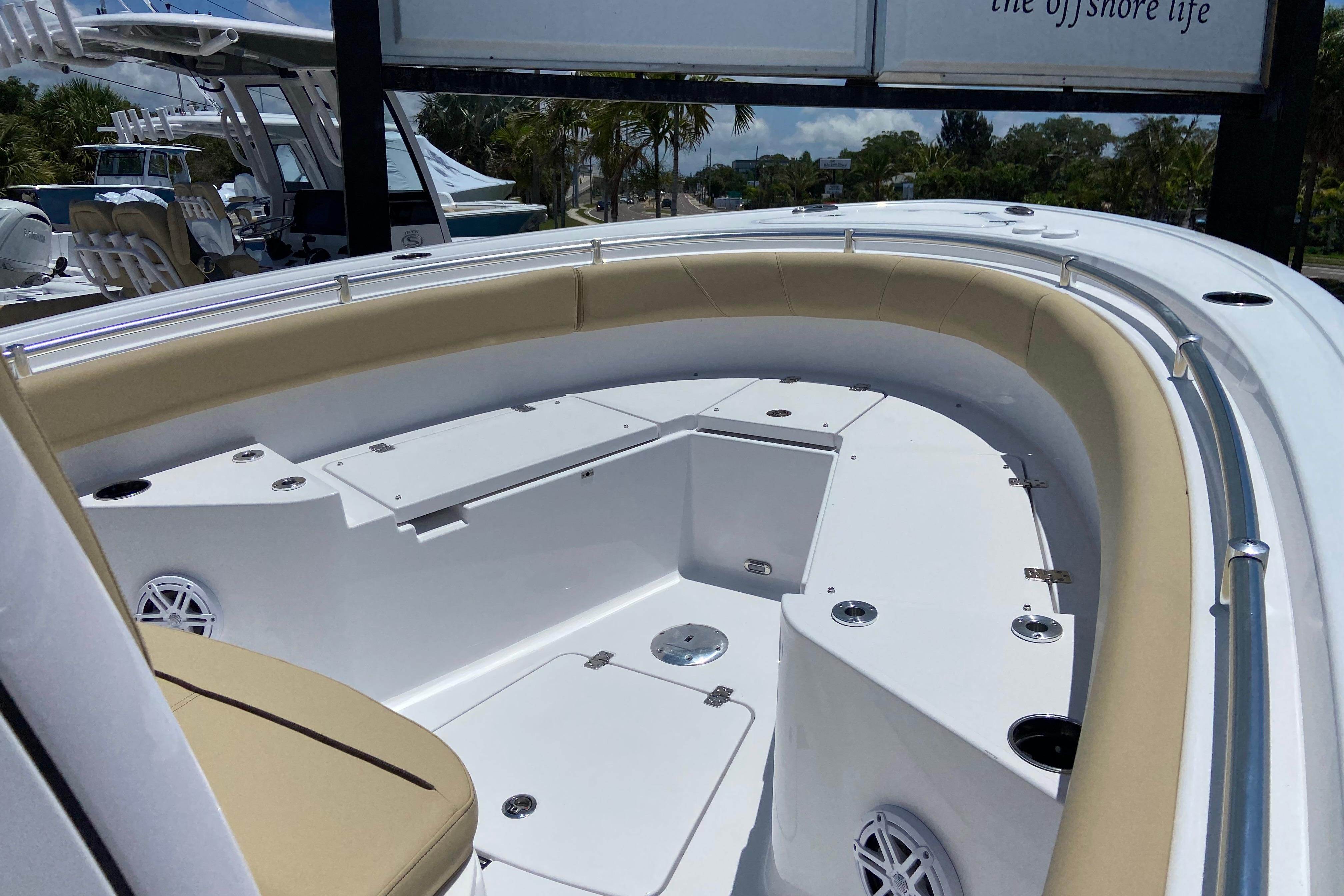 2026 Sportsman Heritage 231 Center Console boat with spacious seating and sleek design.