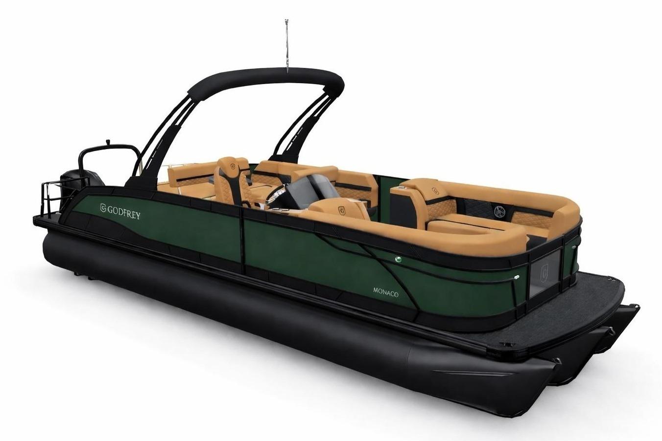 2027 Godfrey Monaco 25' Single Flip Lounge Tritoon - 255 SFL