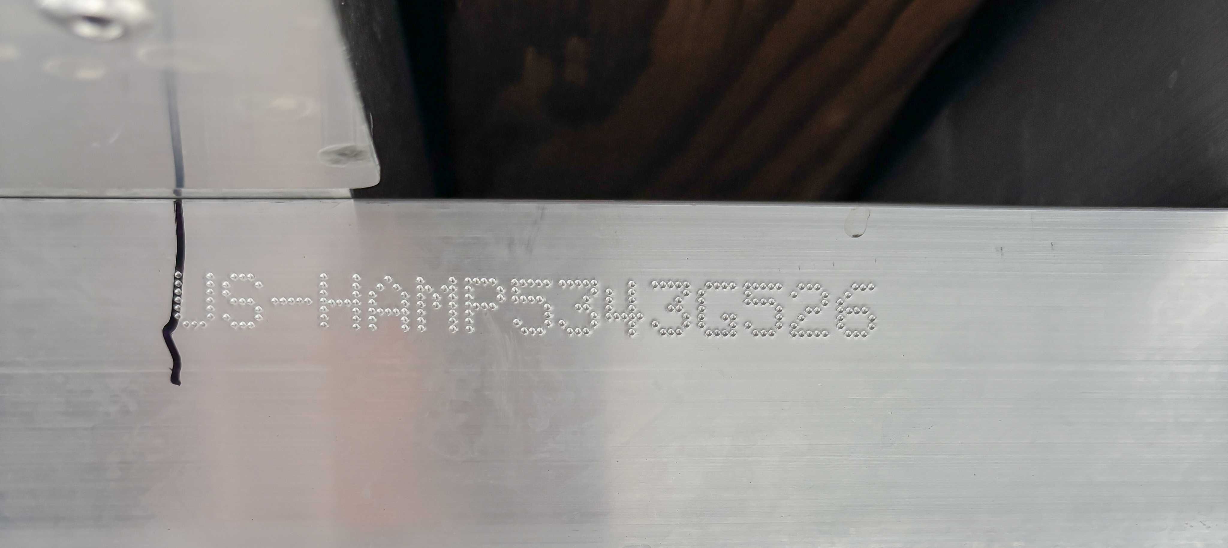 Serial number on Harris Cruiser 230 SLDH, year 2026.