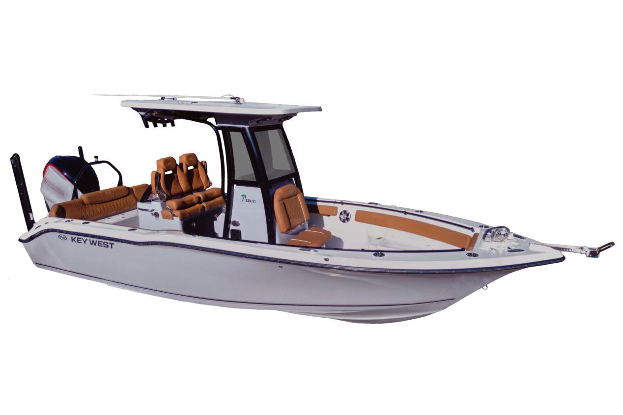 Manufacturer Provided Image: 2025 Key West 239 FSR boat with sleek design and comfortable seating.