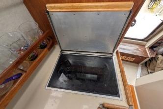Wallas cooktop that also becomes a cabin heater.