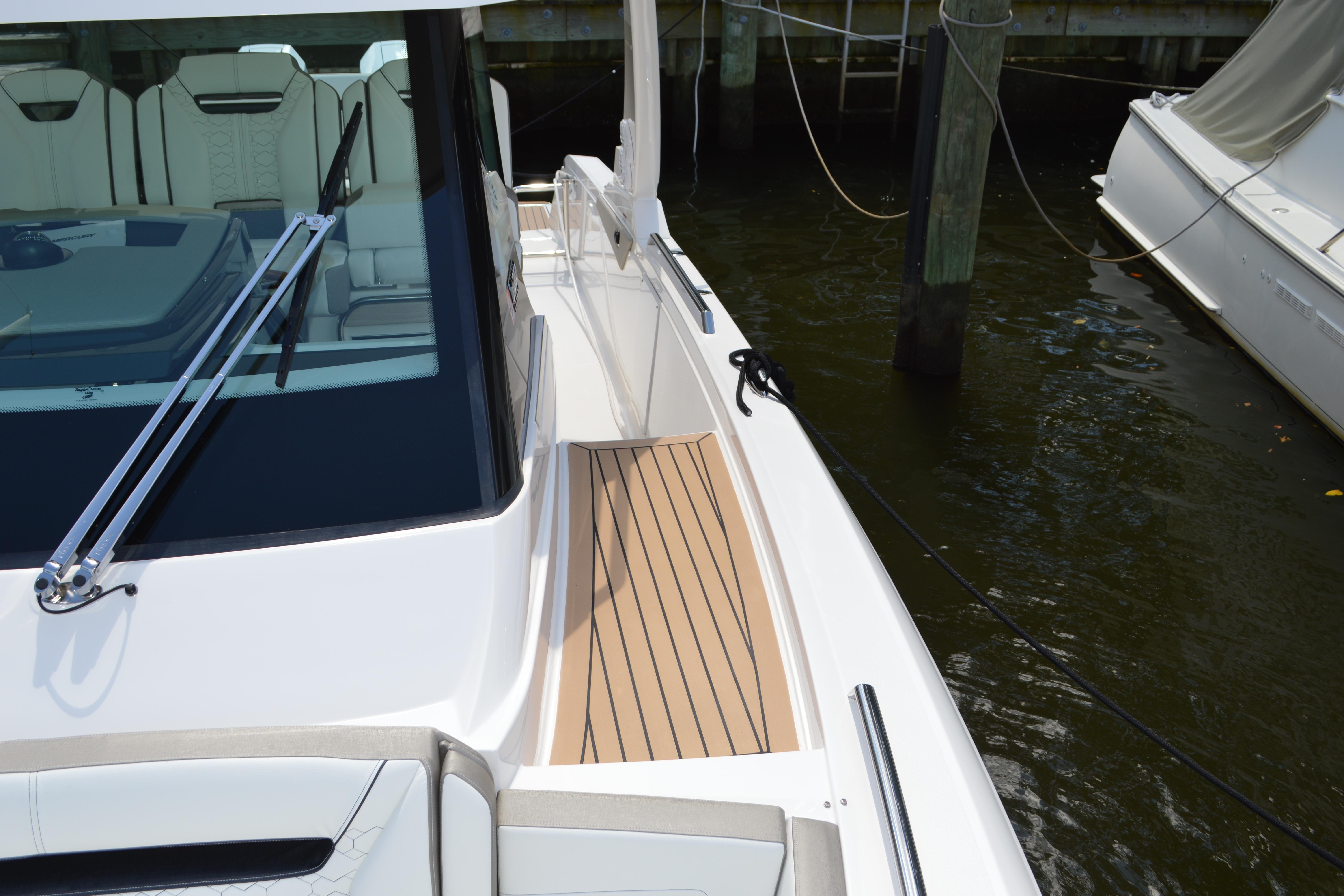 2024 Tiara Yachts 34 LS boat with sleek deck design and modern features.