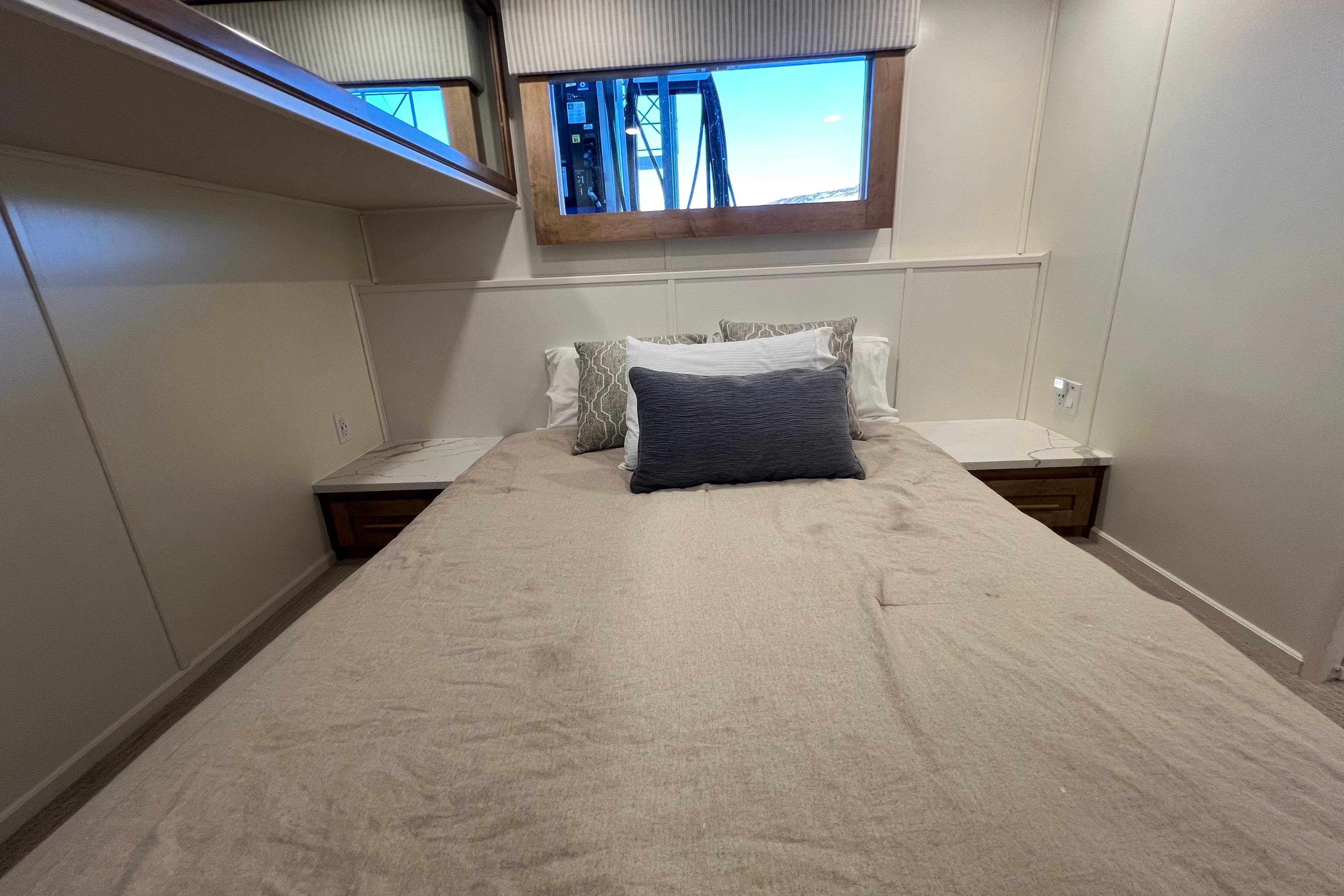Cozy bedroom interior in 2025 Sumerset Excellence Multiple Shares houseboat.
