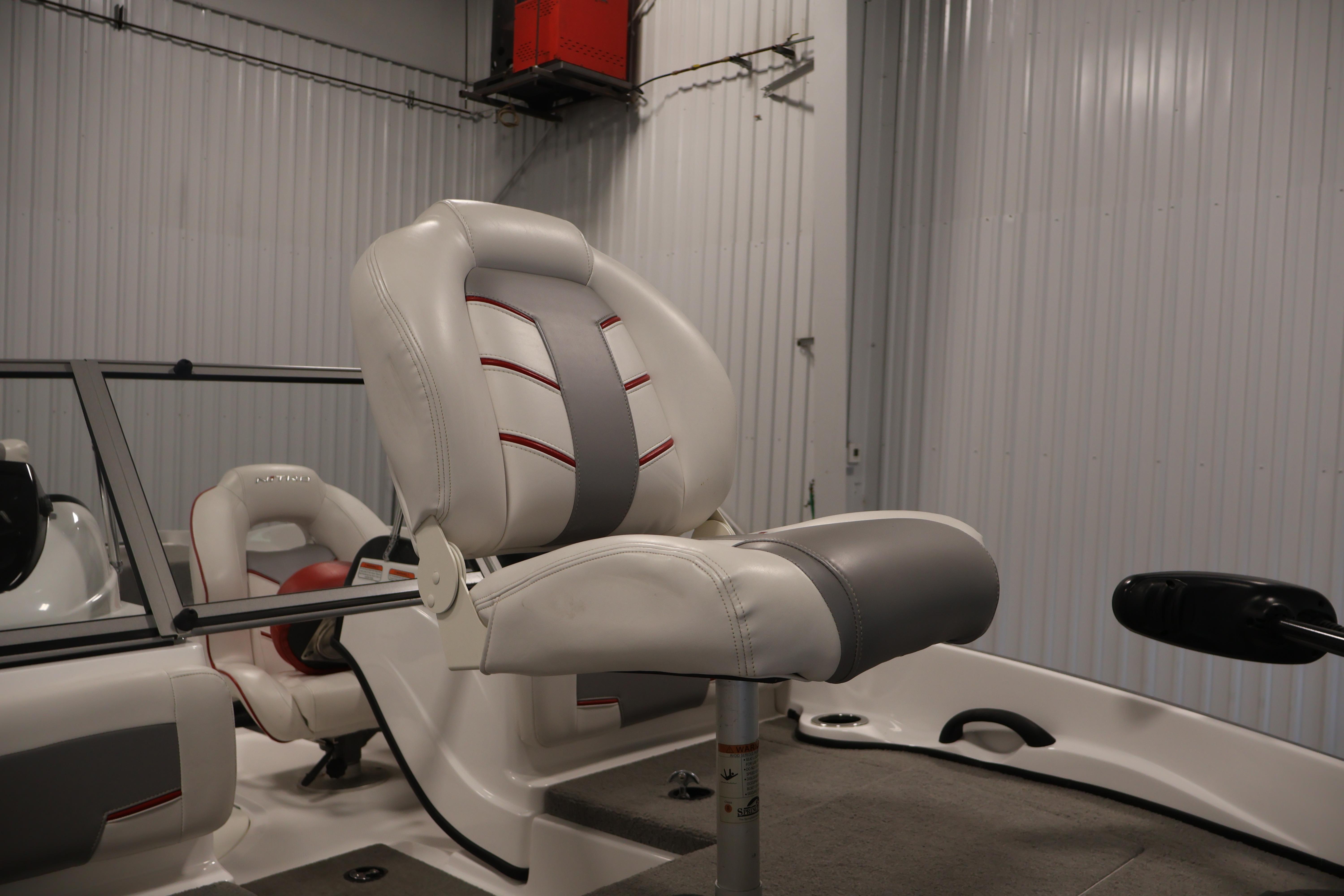 2019 Nitro Z19 Sport boat seat in a sleek, modern interior setting.