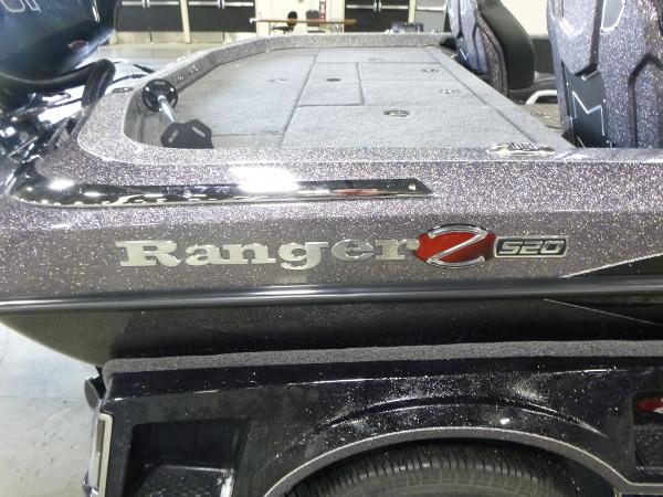 2025 Ranger Z520 boat with sleek design and metallic finish.
