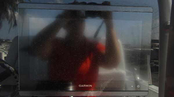 Garmin display on 2024 Wellcraft 263 Fisherman boat.