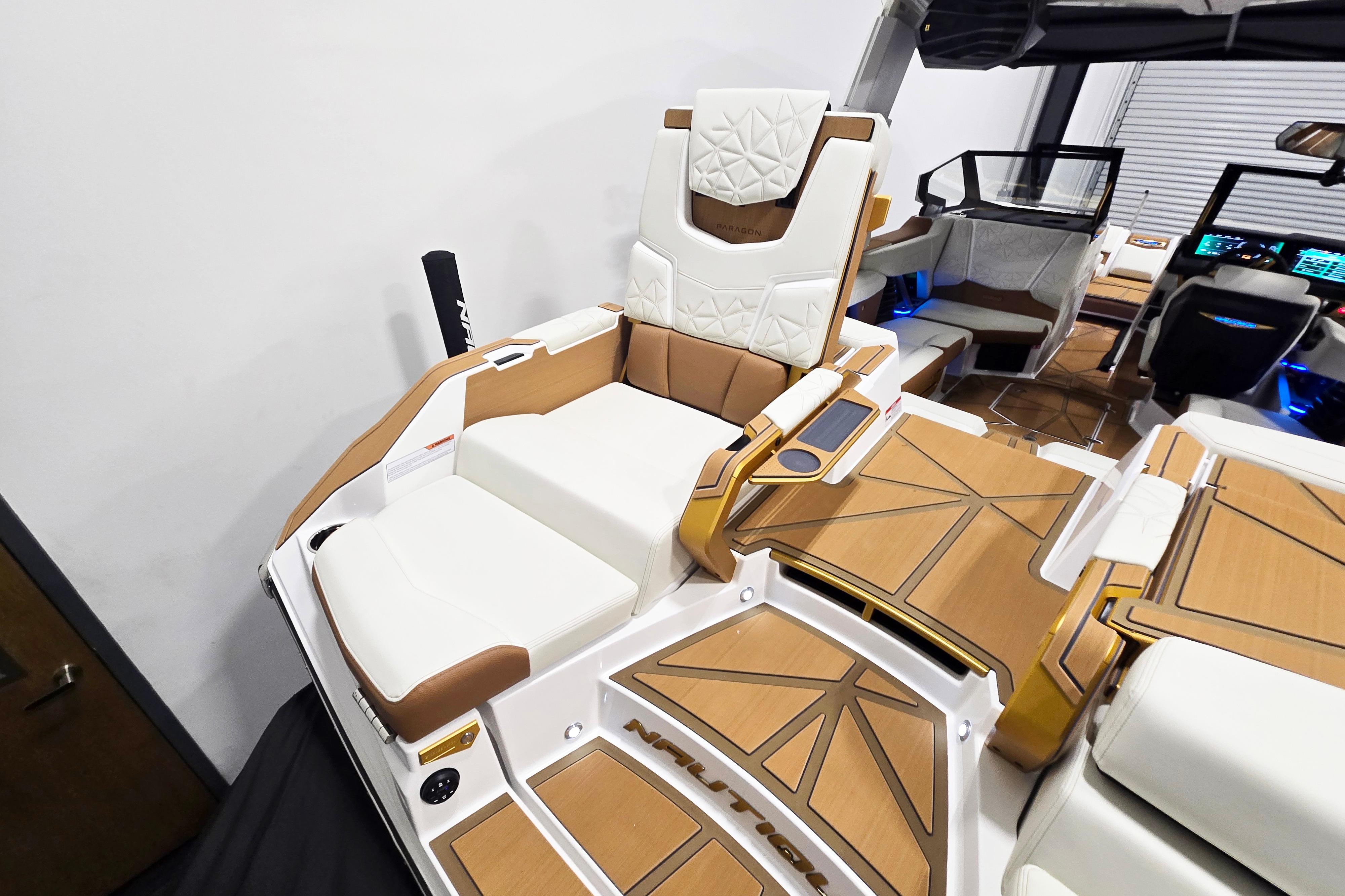 2026 Nautique Super Air Nautique G23 Paragon interior with luxurious seating and modern design.