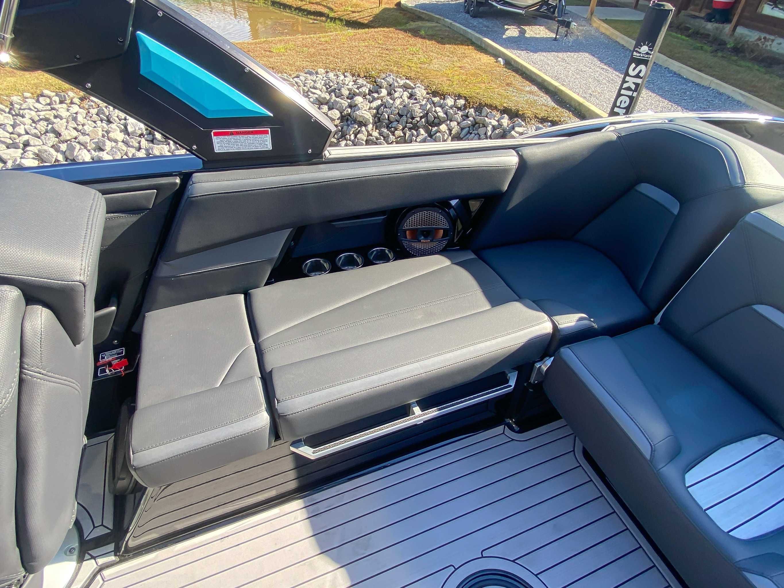 2024 MasterCraft XStarS interior with luxurious seating.