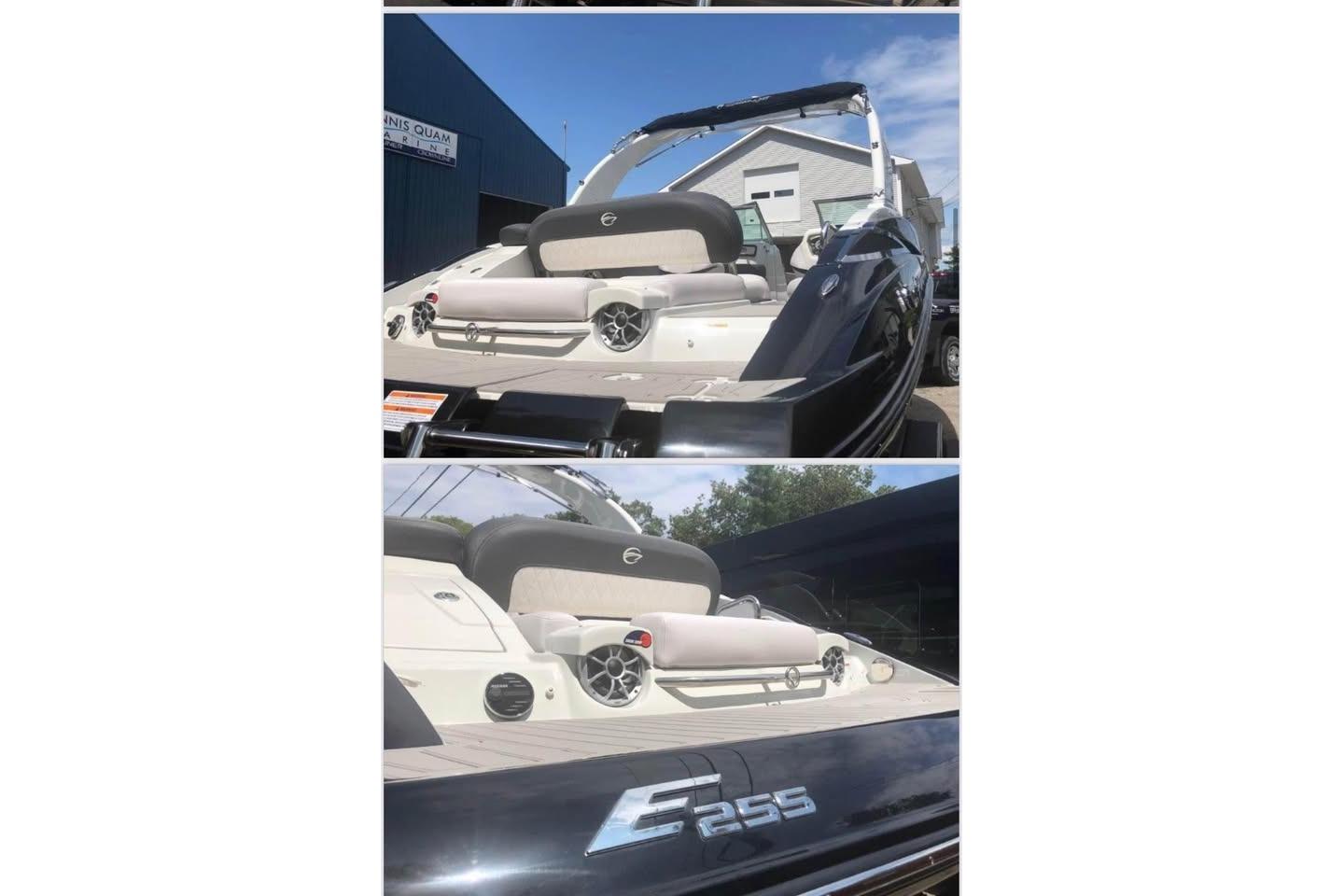 2020 Crownline Eclipse E255 boat with sleek design and comfortable seating.