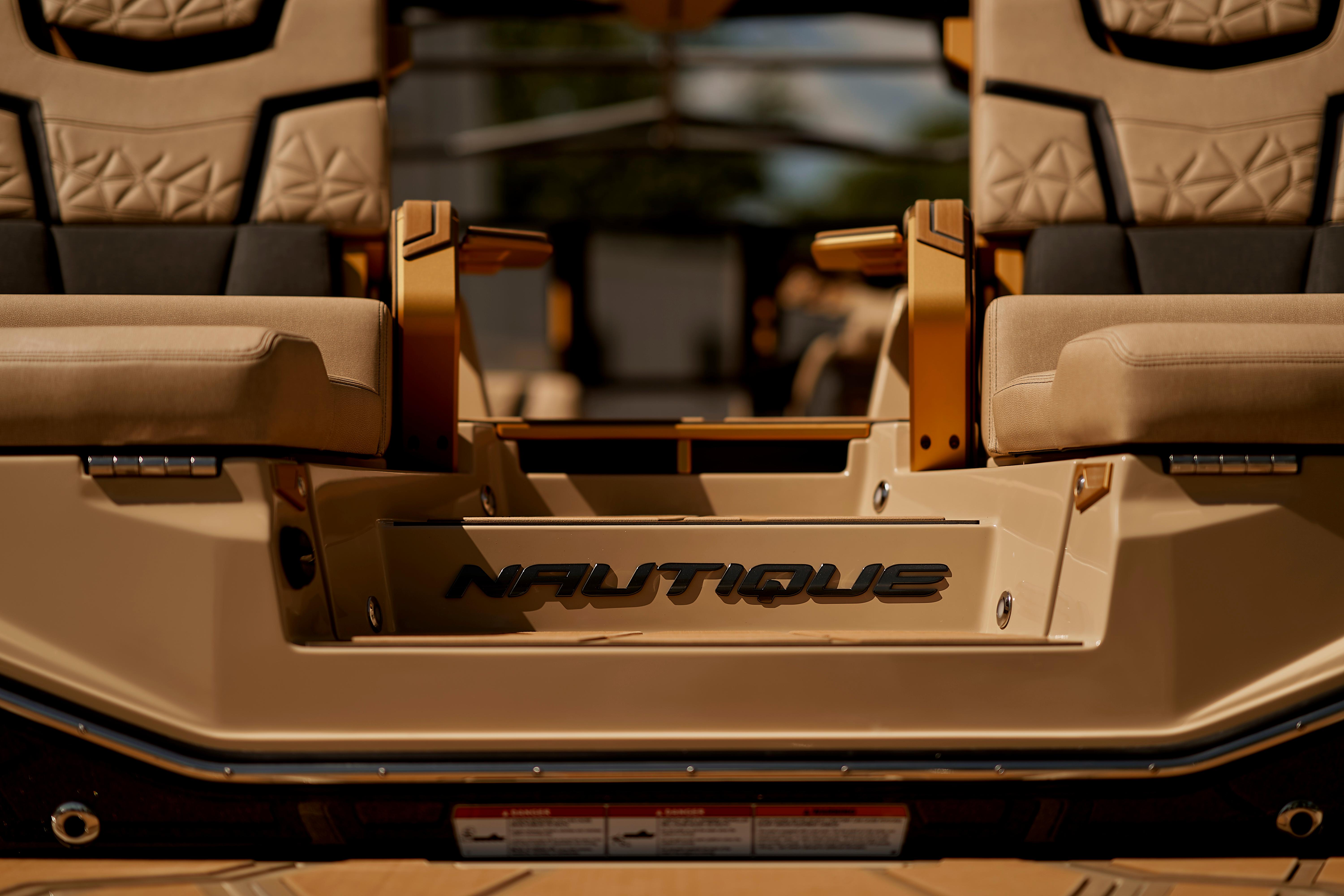 2025 Nautique Super Air Nautique G25 Paragon interior seating detail.