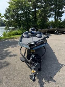 2025 Ranger RT198P boat on a trailer by the lakeside.
