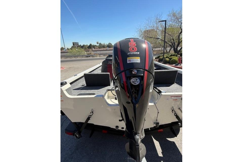 2026 Ranger VS1882SC Reata boat with powerful 150 HP outboard motor.