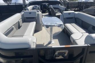 2026 Princecraft Vectra 23 L pontoon boat with spacious seating and modern design.