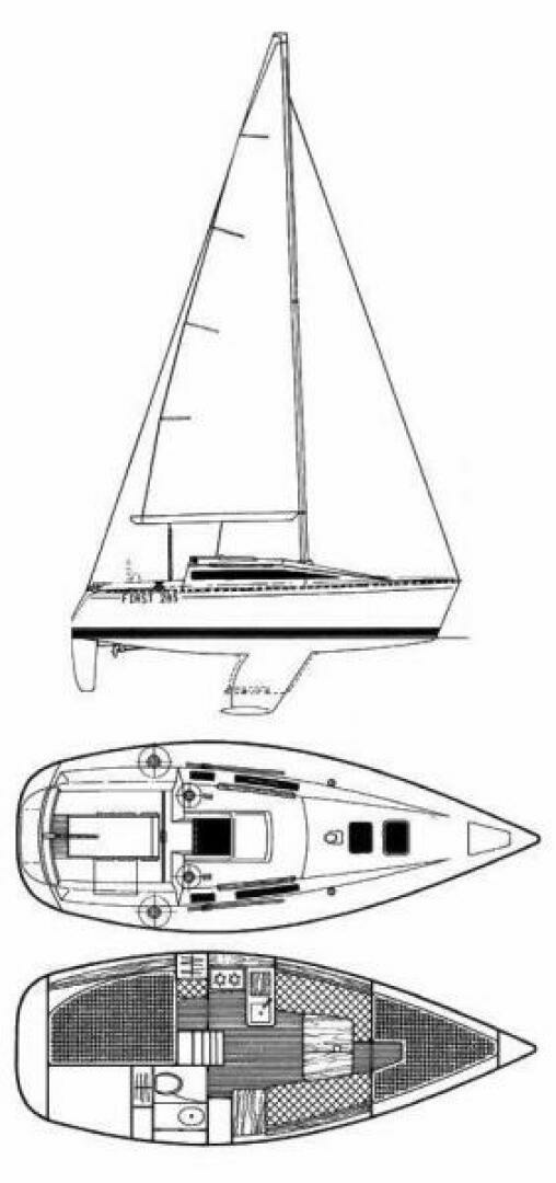 1988 Beneteau First 285 - Image 35