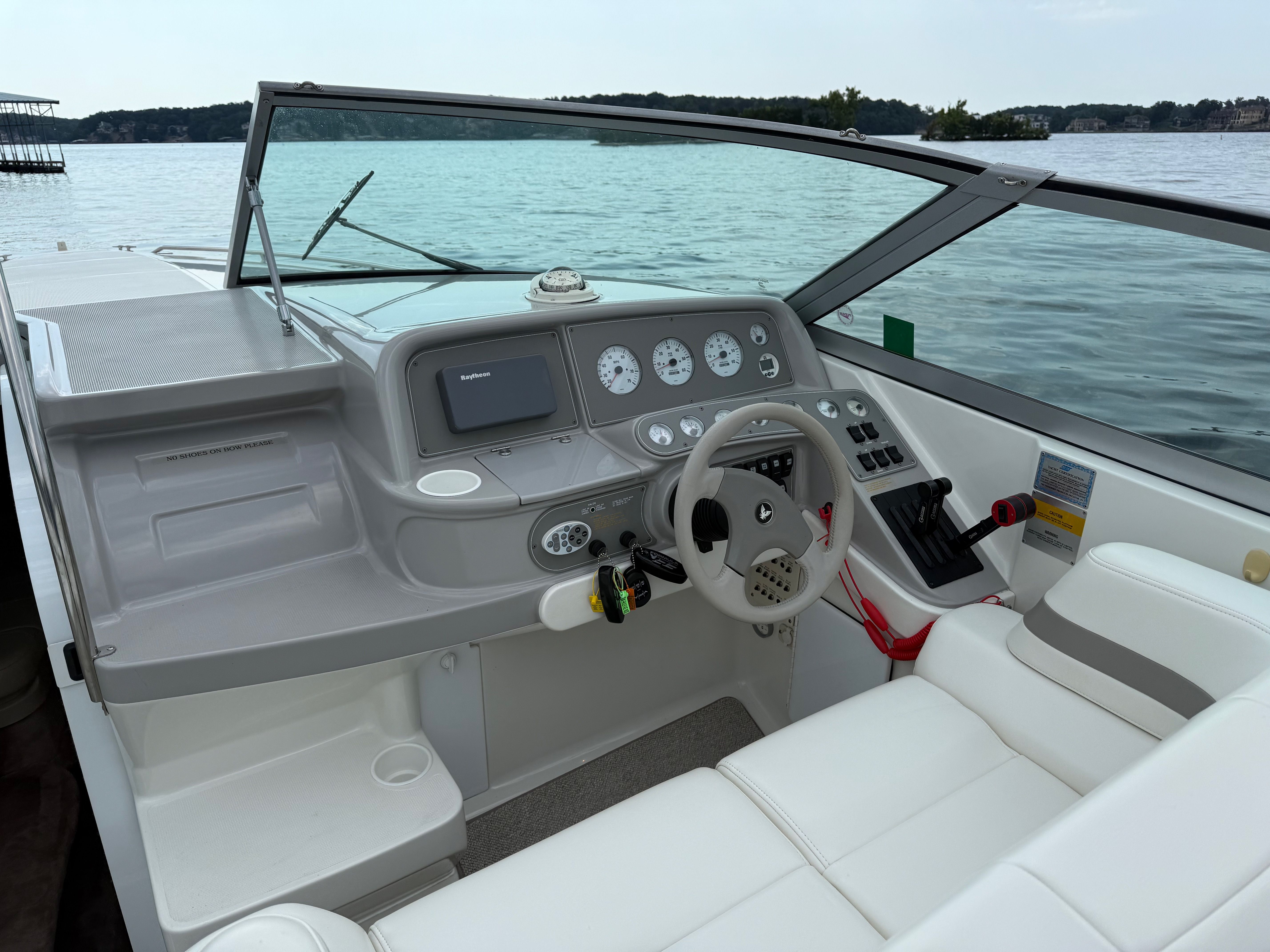 Interior view of a 2001 Formula 330 Sun Sport boat.