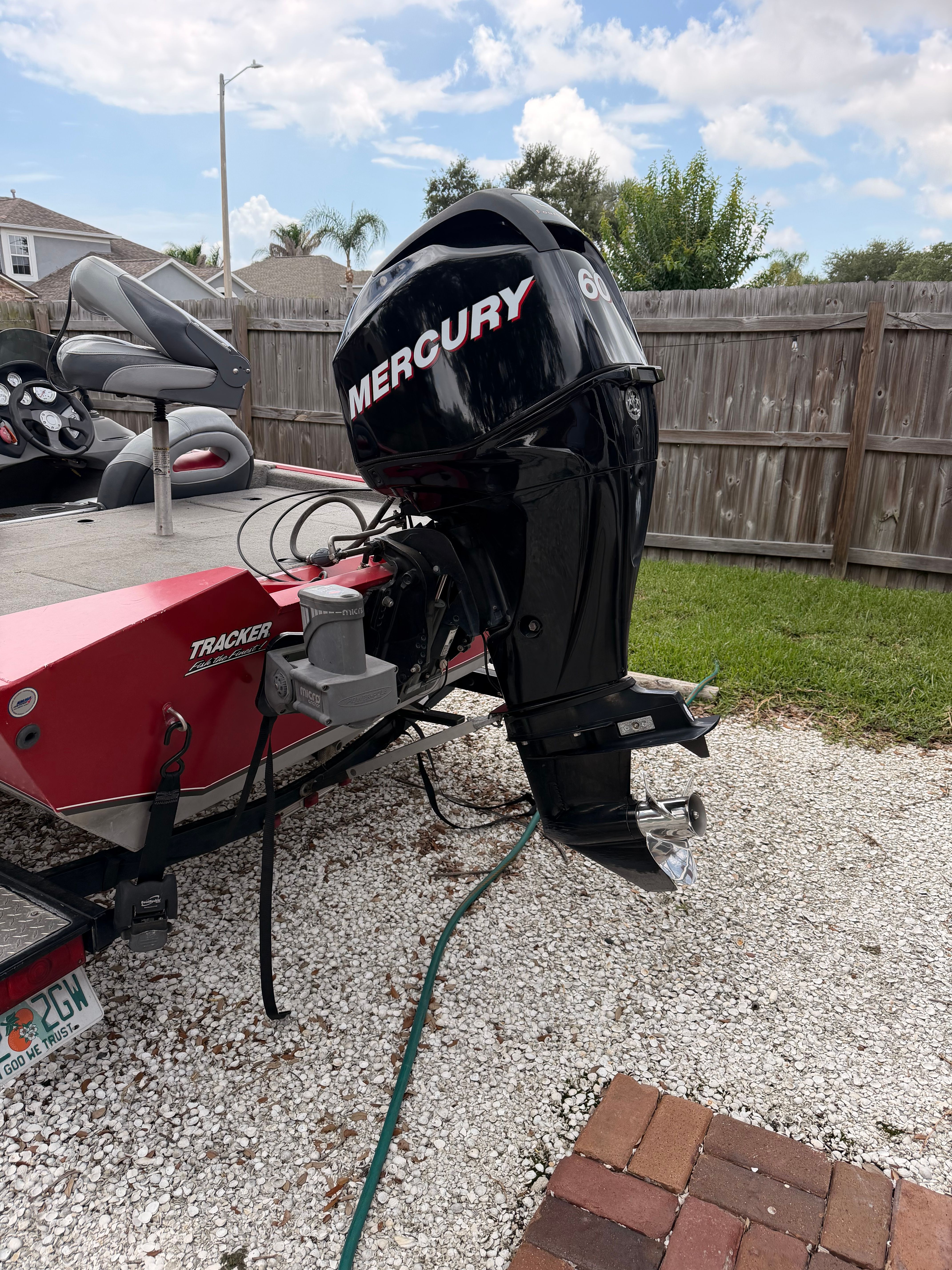 2011 Bass Tracker PRO TEAM 175 TXW with Mercury outboard motor.