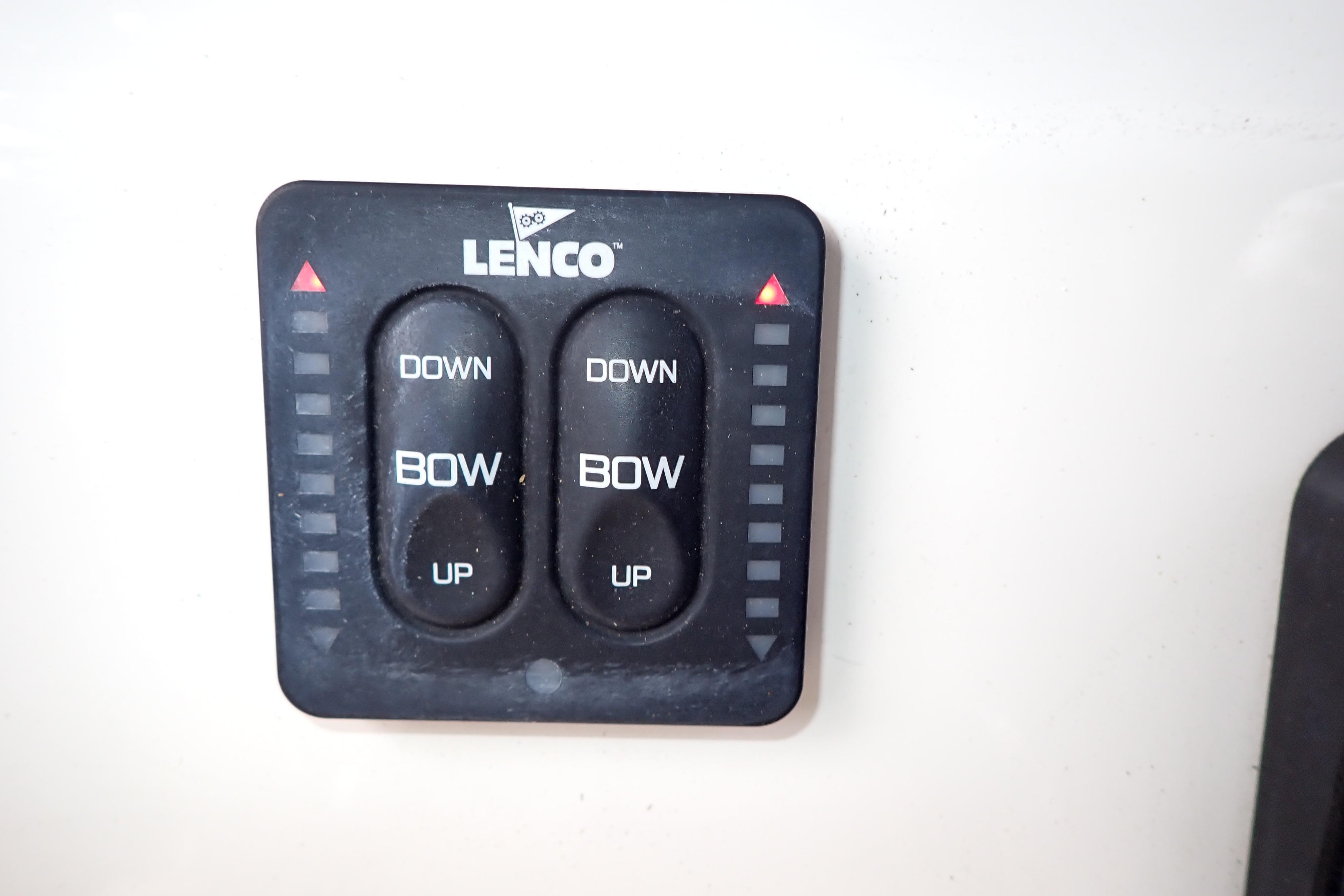Lenco trim tab control panel on 2019 Key West 263 FS boat.