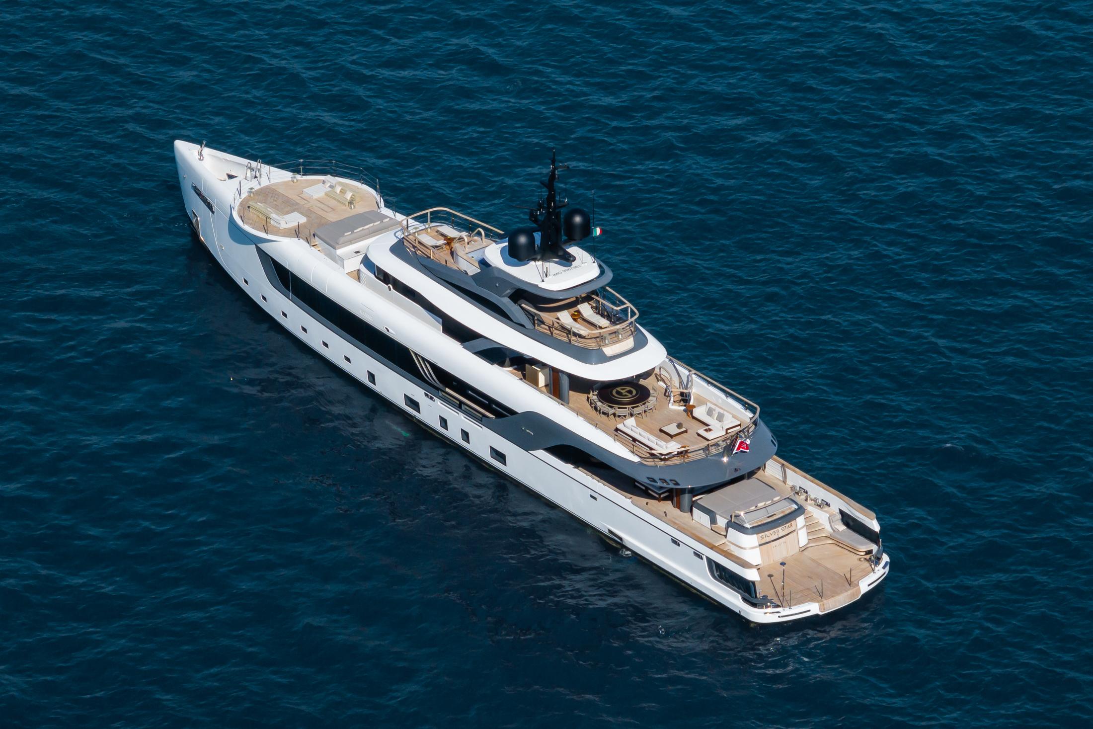 Luxurious 2023 Admiral 55 S-Force yacht cruising on open sea.