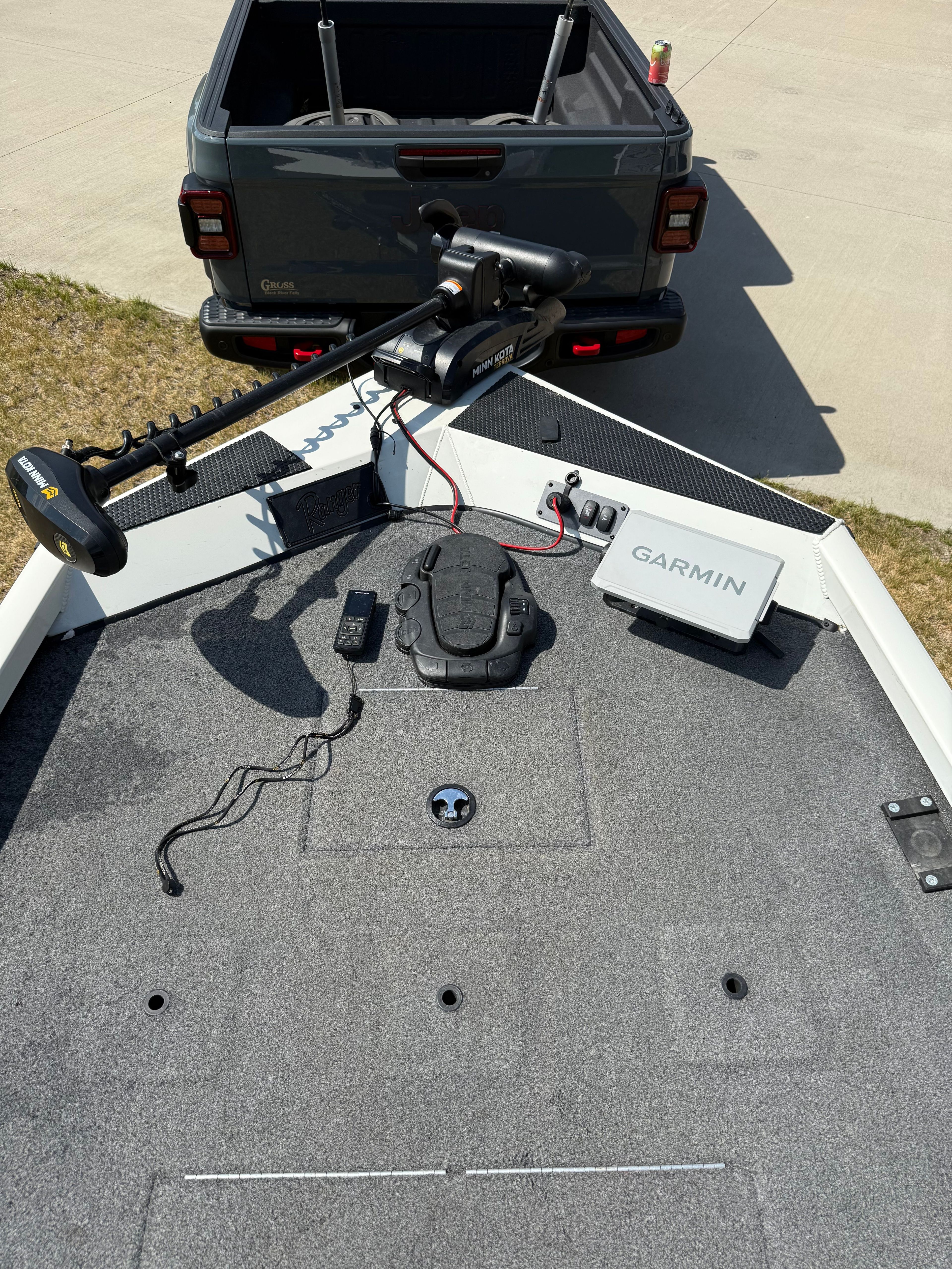 2022 Ranger RT188C boat with Garmin and Minn Kota equipment.