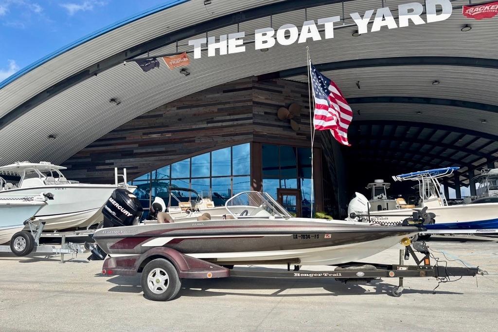 2008 Ranger 180 Reata boat on trailer at The Boat Yard dealership.