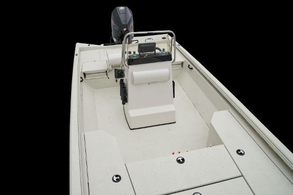 Manufacturer Provided Image: Manufacturer Provided Image: 2025 Ranger RB210 boat interior with console and seating, showcasing modern design and functionality.