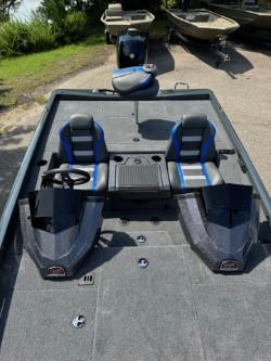 2025 Ranger RT198P boat with dual seats and steering console.