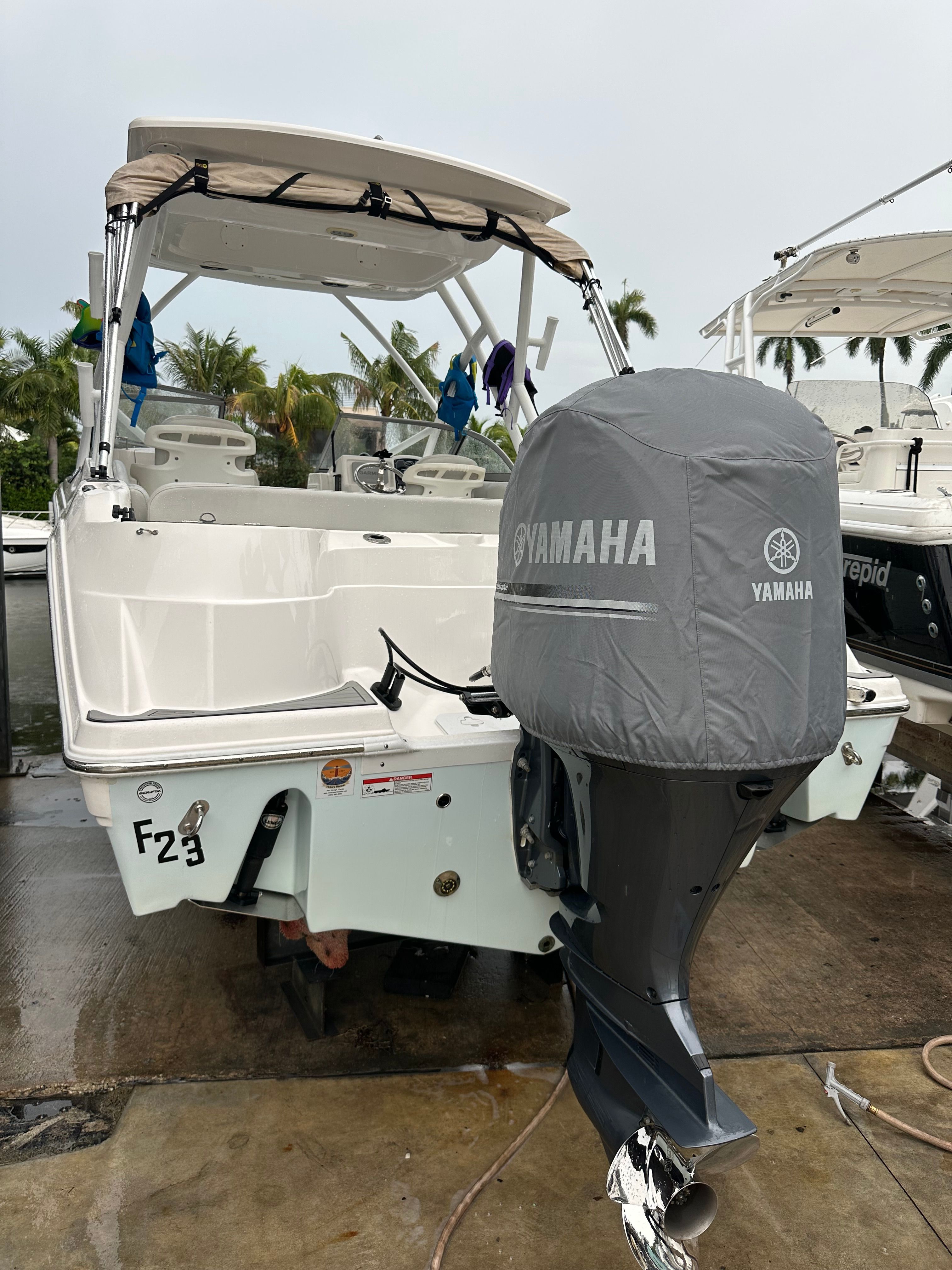 2021 Sea Fox 226 Traveler boat with Yamaha outboard motor.
