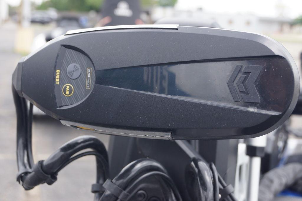 Close-up of a 2020 Skeeter FXR21 Limited boat control panel with pairing feature.