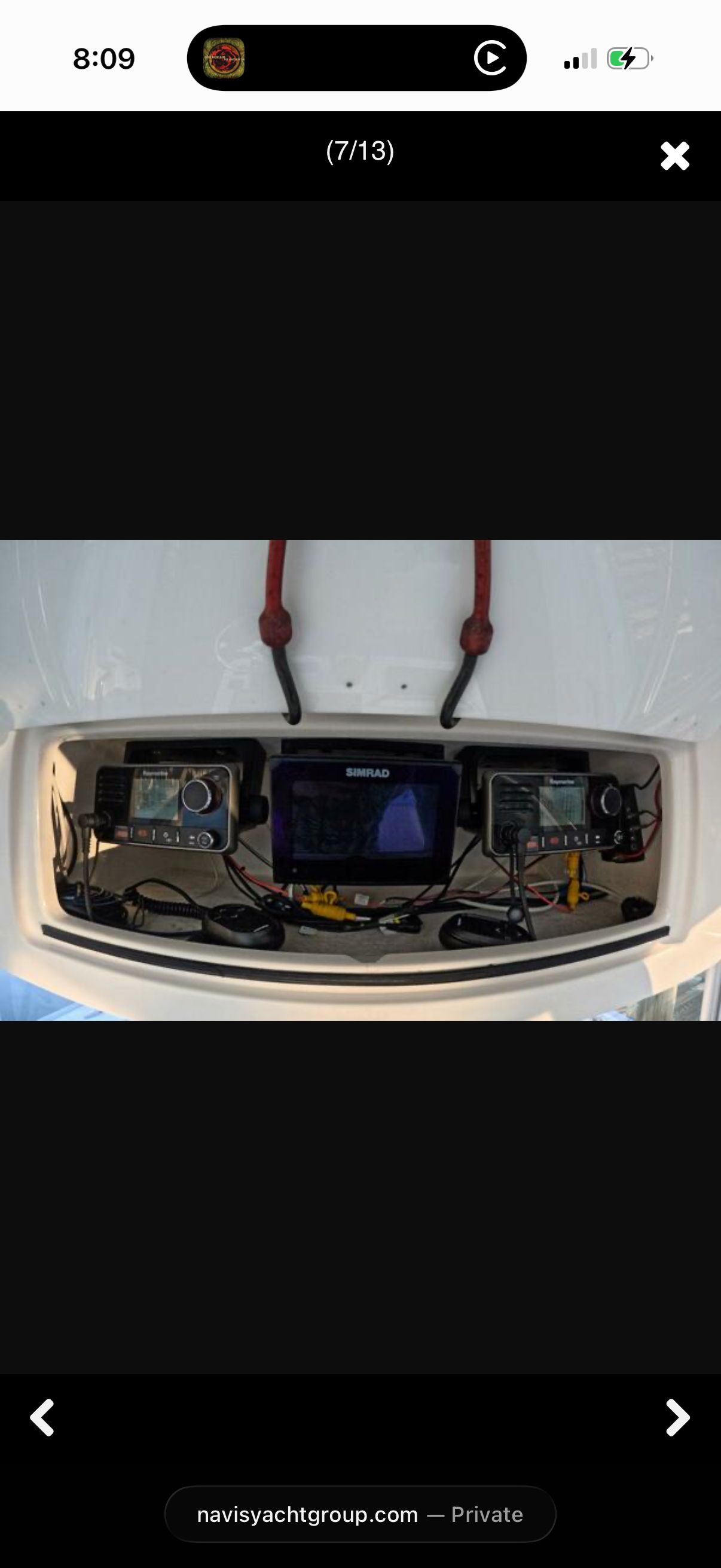 Electronic control unit of a 2007 Cape Horn 36T boat.