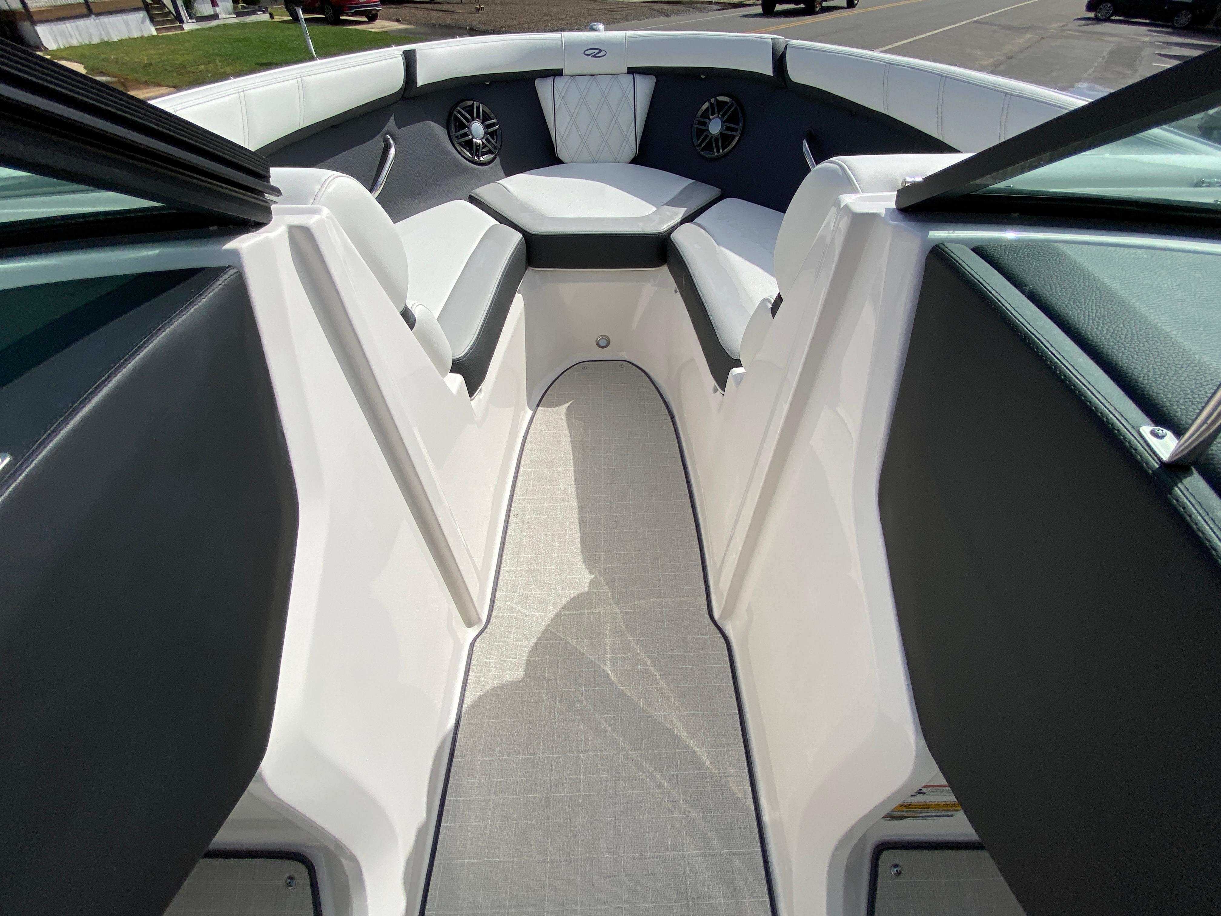 2026 Regal 21 OBX boat interior with sleek seating and modern design.