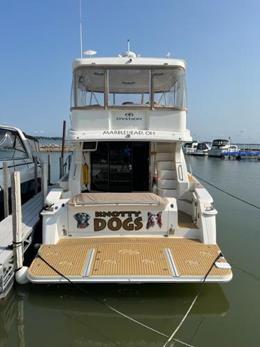 2009 Ovation 52 yacht docked in Marblehead, OH.