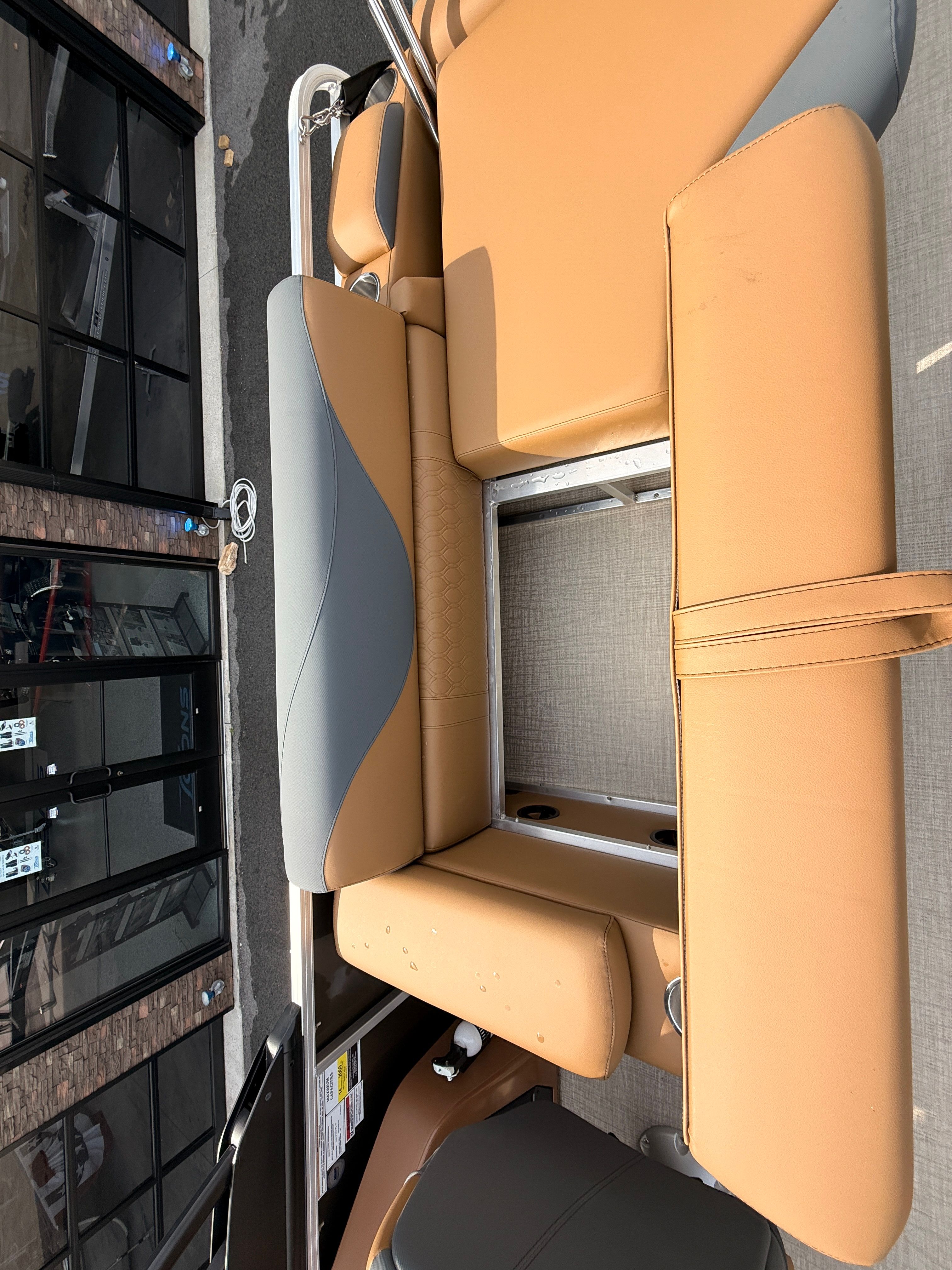 Interior of 2026 Avalon 2385 LSZ with beige and gray seating.