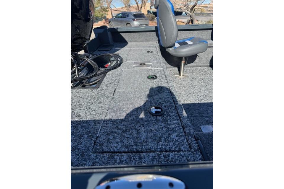 2026 Ranger VS1782SC Angler boat interior with seating and storage compartments.