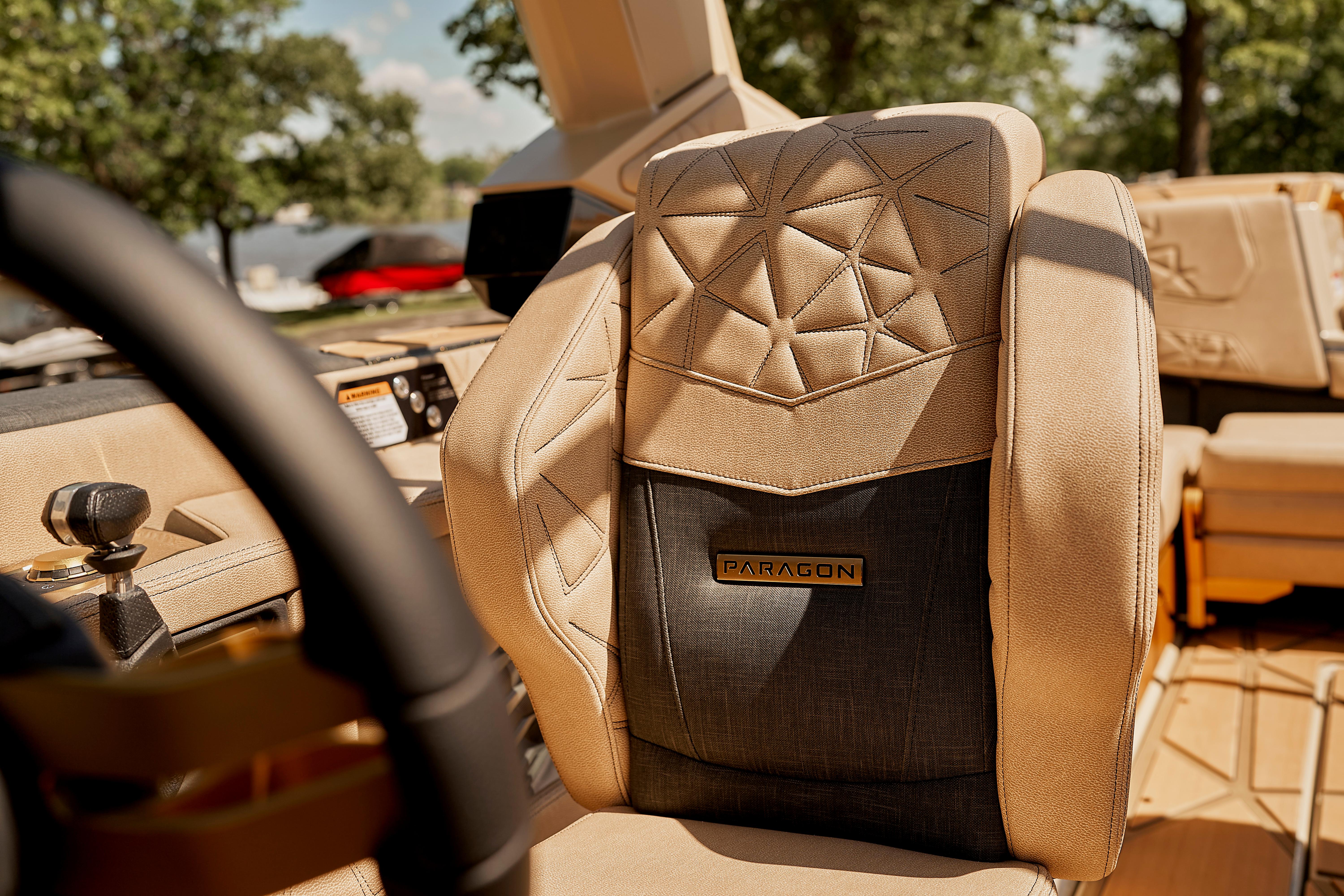 Luxurious interior of 2025 Nautique Super Air Nautique G25 Paragon boat.