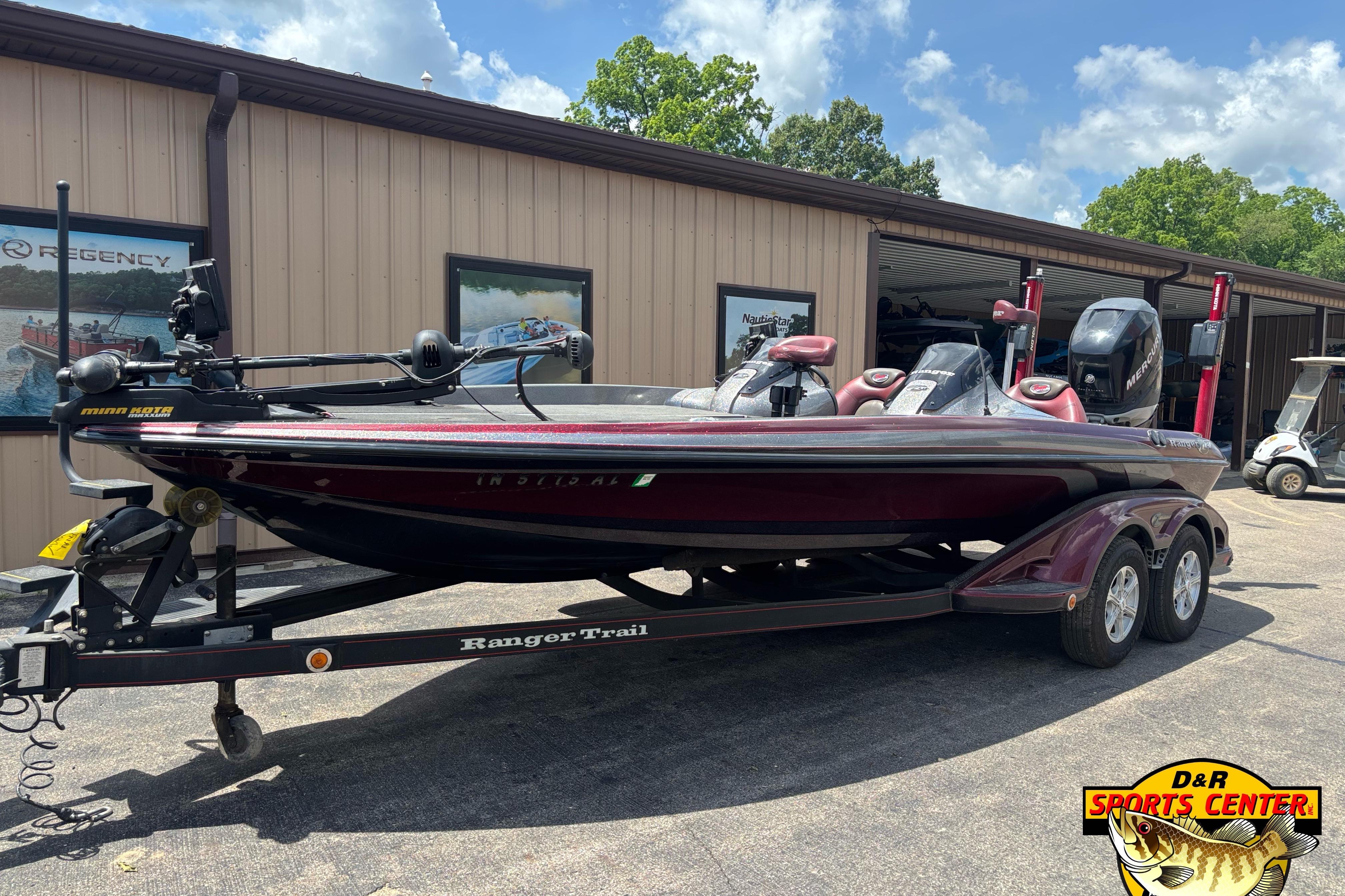 2005 Ranger Z21 Comanche boat on trailer at D&R Sports Center.