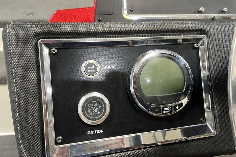Dashboard of 2022 Ranger Z520R with ignition and horn controls.