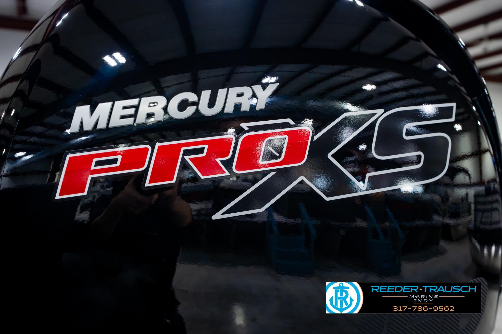 Mercury Pro XS engine on 2026 Lund 1875 Impact XS boat at Reeder-Trausch Marine.
