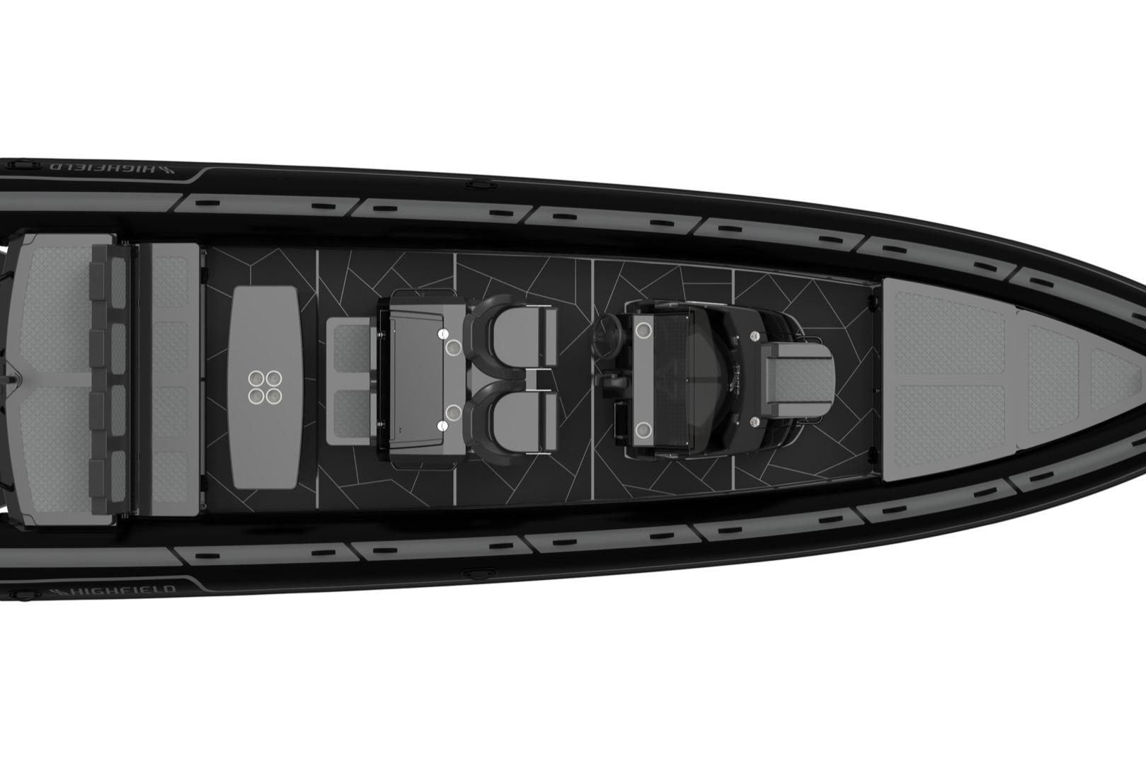 Top view of Highfield Sport 900 boat, 2026 model.