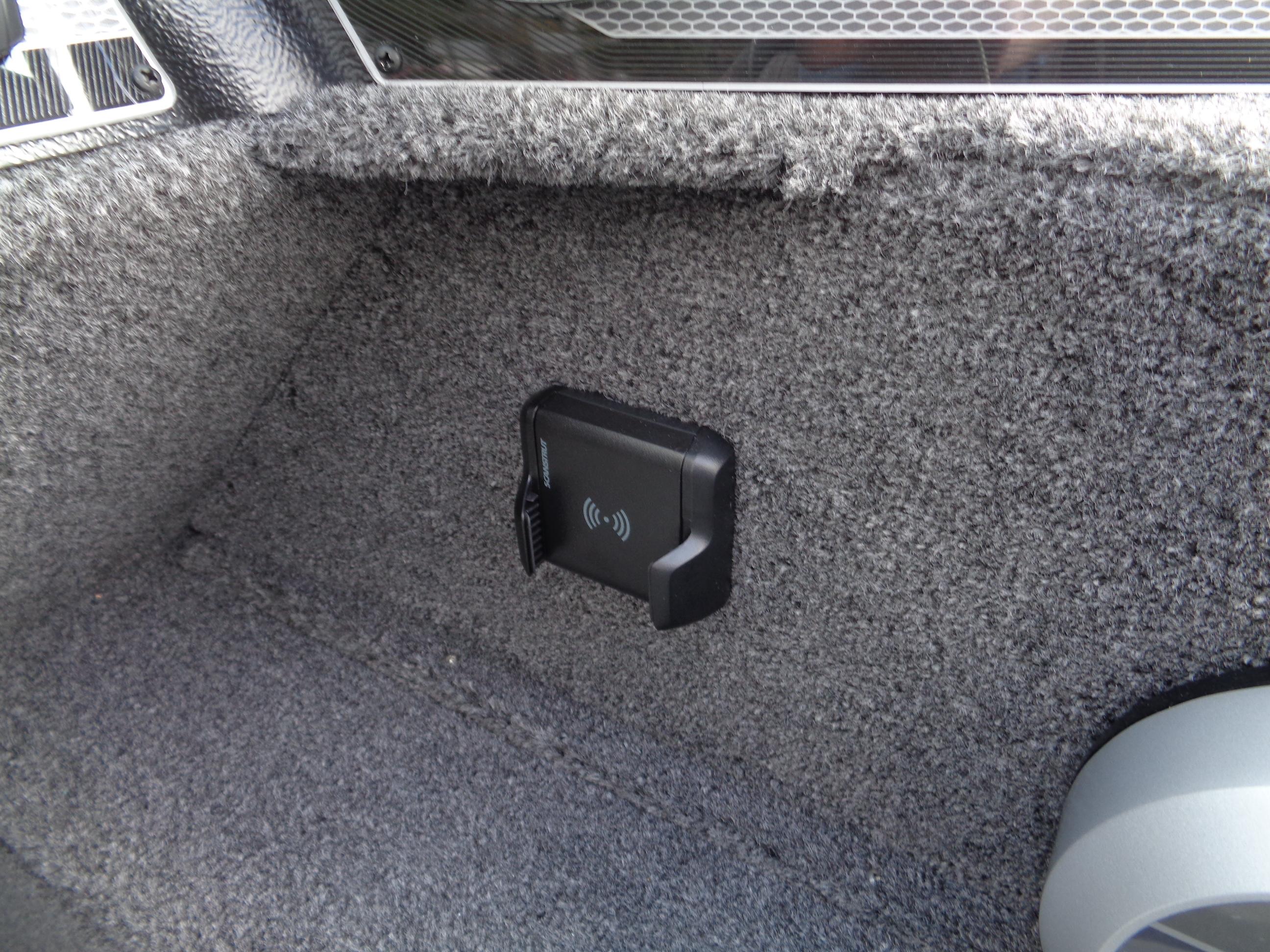 2024 Lund 1650 Rebel XL Sport interior with wireless charging pad.