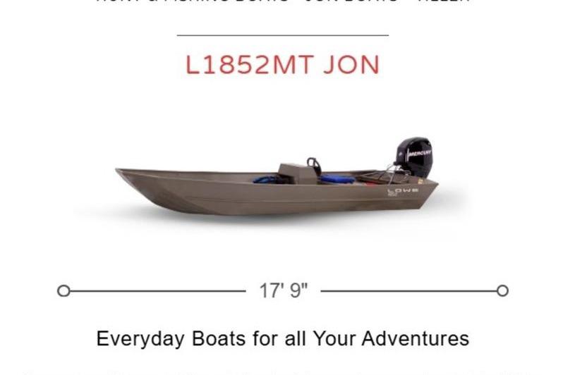 2026 Lowe L1852MT Jon