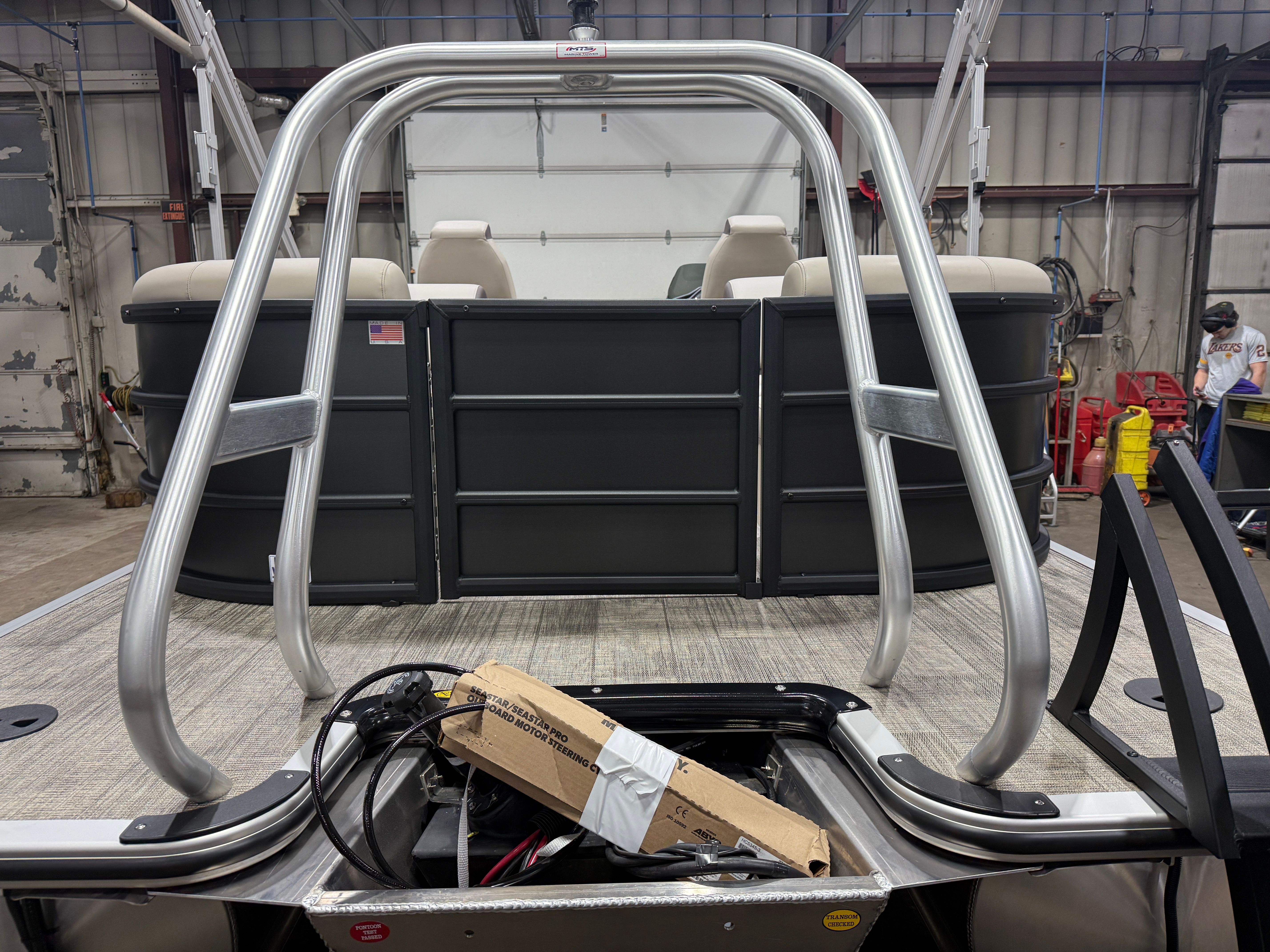 2026 Bentley Pontoons Legacy 223 Navigator Quad Lounge Tritoon & Honda 4-Stroke EFI - 47