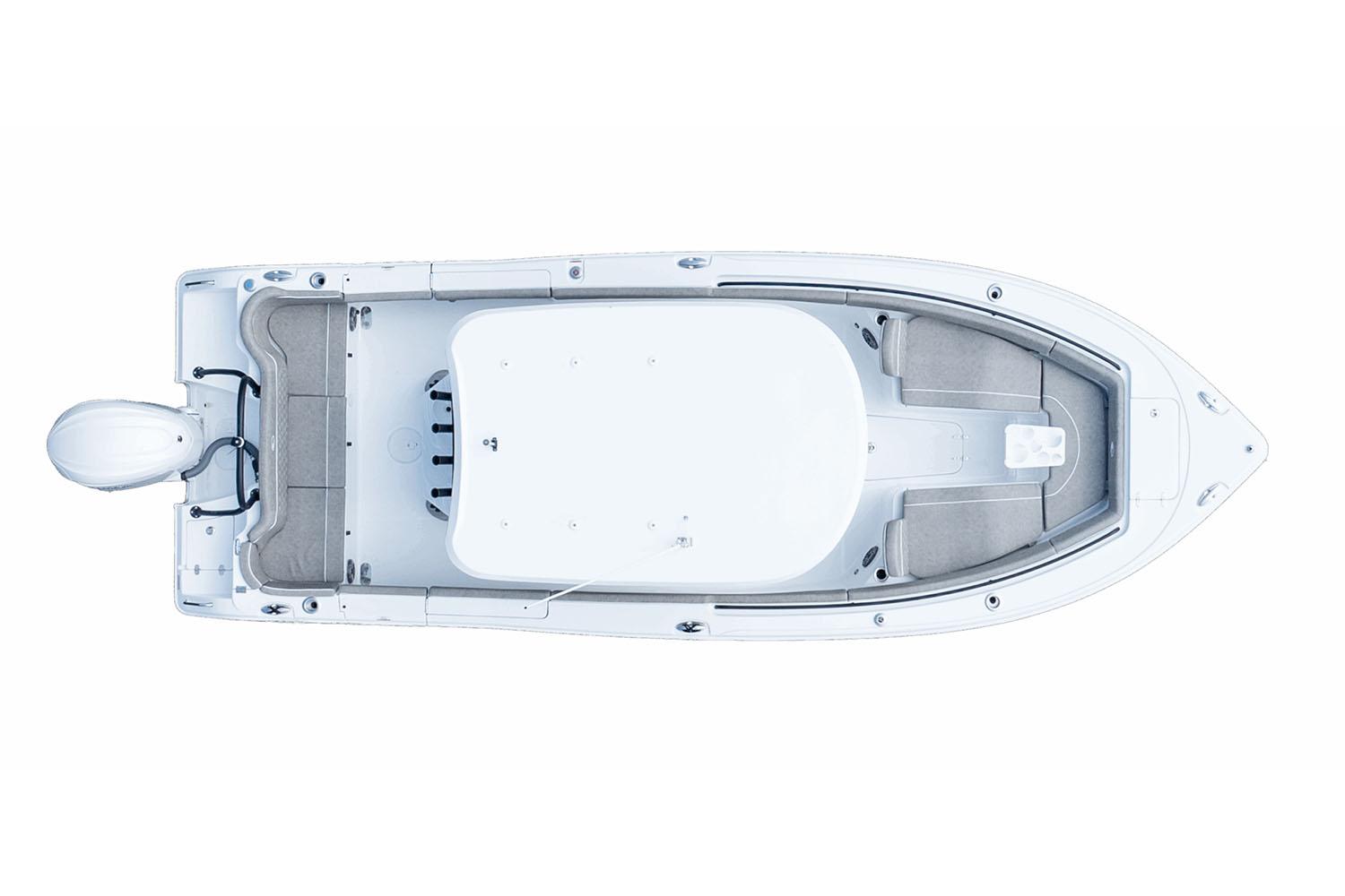 Manufacturer Provided Image: Top view of 2026 Sea Hunt Ultra 255 SE boat, showcasing spacious deck layout.