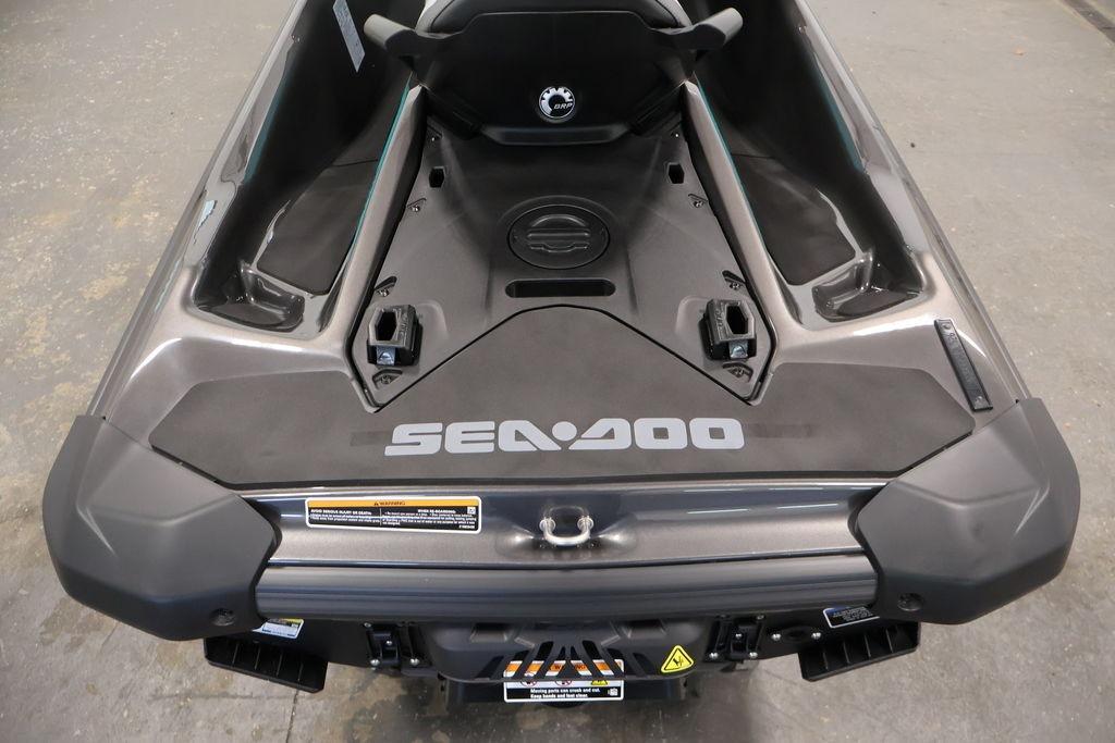 2026 Sea-Doo GTR 230 jet ski, rear view, showcasing sleek design and branding.