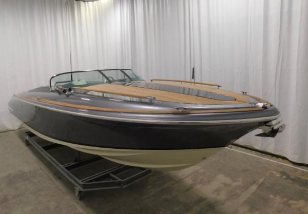 2021 Chris-Craft Corsair 34 boat in indoor view.