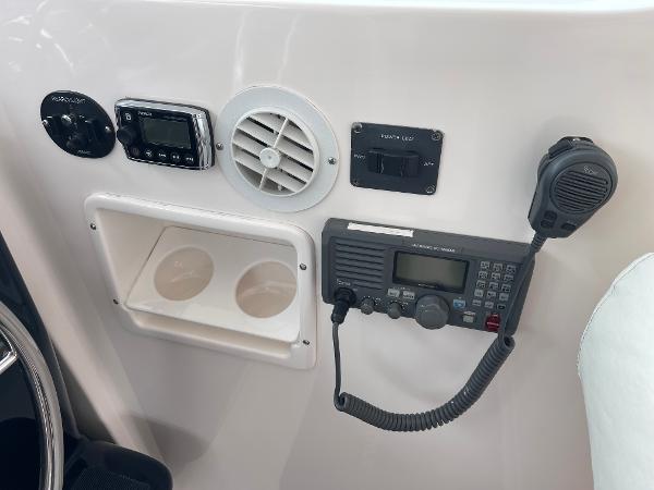 The image shows the dashboard of a 2003 Tiara Yachts 3500 Open with various instruments.