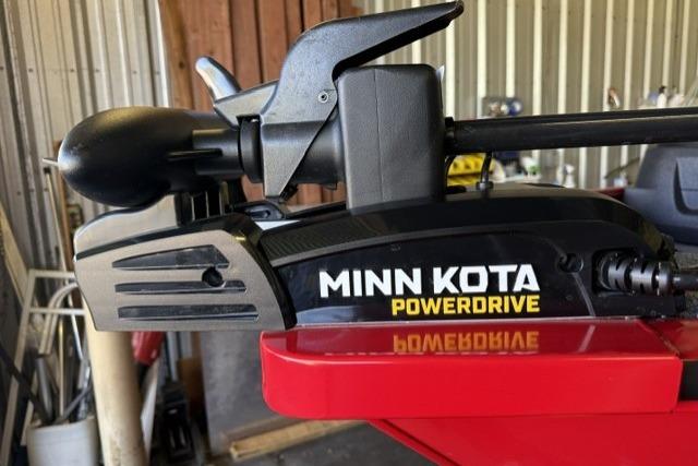 Minn Kota PowerDrive motor on 2026 Tracker Pro Guide V-16 WT boat.