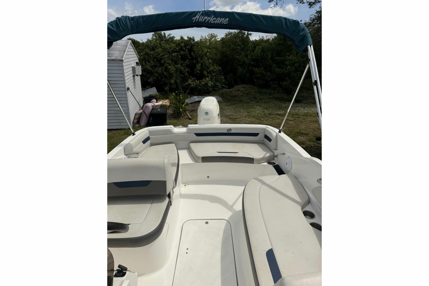 2020 Hurricane SunDeck Sport 185 OB - Image 7